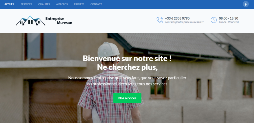 Site web d'entreprise muresan